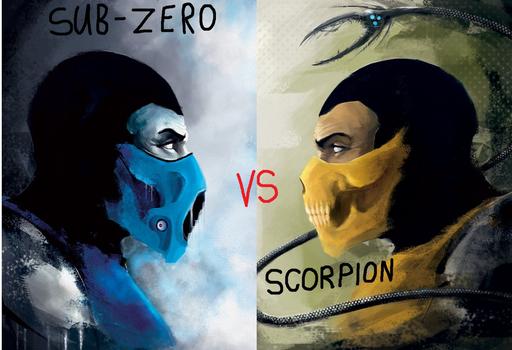 Mortal Kombat - Sub-Zero vs Scorpion